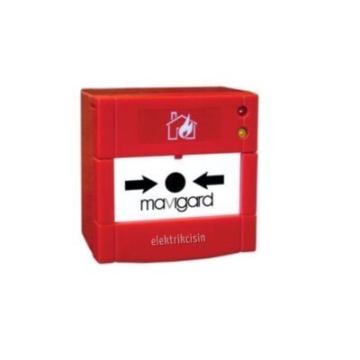 Mavili – MG-8130/M5 Mavigard Akıllı Adresli Yangın Alarm Butonu, Kısa Devre İzalatörlü