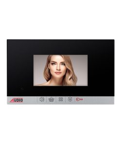 Audio - 140 Daire 4.3'' Kart + Boncuk Geçişli Görüntülü Takım (3003 Zil Paneli, 1181 Siyah Şubeli)