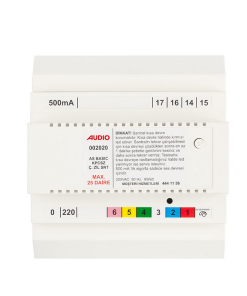 Audio - 1 Daire Konuşmalı Sistem Paketi (KD200 Şube  - Basic Santral - Basic Zil Paneli)