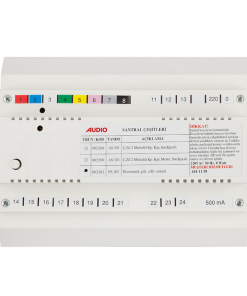 Audio - 1 Daire Konuşmalı Sistem Paketi (E12 - Eko Şube  - ES102 Santral - Basic Zil Paneli)
