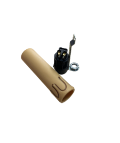 Marmalline - E14 Avize Mum Duyu - 10 cm - Antik, Sütlü Kahve (Takım)