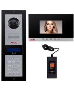 Audio - 1 Daire 4.3'' Görüntülü Takım (3002 Zil Paneli, 1181 Siyah Şubeli)