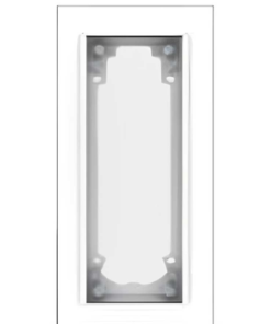 Audio Beyaz Renk Akrilik Kasa Mavi Işıklı Sıva Altı Zil Paneli Altlık Çerçevesi