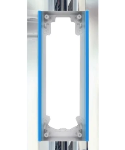 Audio Paslanmaz Krom Mavi Işıklı Sıva Altı Zil Paneli Altlık Çerçevesi