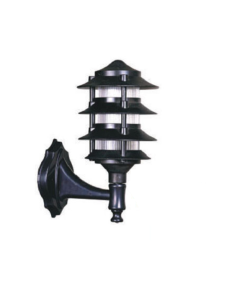 DPA 1283 - Duvar Tipi 35'lik Siyah ABS Bahçe Armatürü