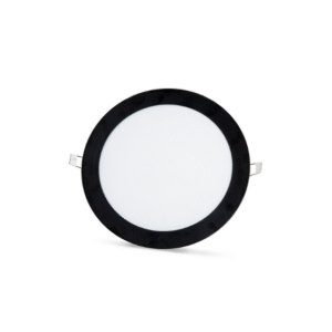 Marmaline - 12 Watt - Siyah Kasa - Sıva Altı Yuvarlak Slim Led Spot Panel - 3200k - Gün Işığı