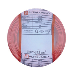 Altın - 1.5mm2 Nya Kablo - Kırmızı (100 mt)