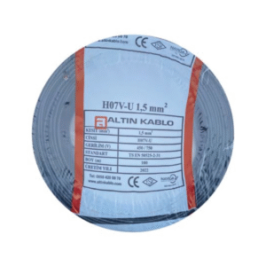 Altın - 1.5mm2 Nya Kablo - Siyah (100 mt)