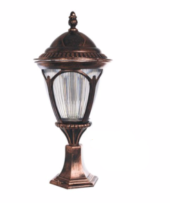 DPA 1597 - Set Üstü 60'lık Çıtalı Prizmatik Camlı Alüminyum Döküm Bakır Bahçe Armatürü