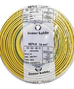 Öznur - 16mm2 Nya Kablo - Sarı Yeşil (100 mt)