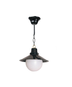 DPA 1772 - Askılı Tip 60'lık Salyangoz Alüminyum Döküm Siyah Bahçe Armatürü