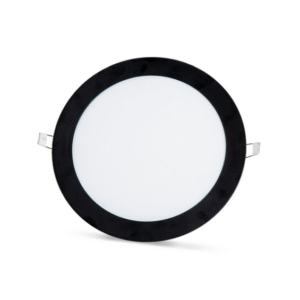 Marmaline - 18 Watt - Siyah Kasa - Sıva Altı Yuvarlak Slim Led Spot Panel - 3200k - Gün Işığı