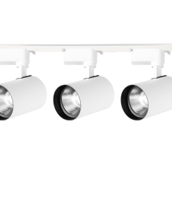 Universal  - 2 Metre Raylı, 90w 3 Adet Spotlu Ray Spot Seti - Beyaz Kasa - Beyaz Işık  - 6500K