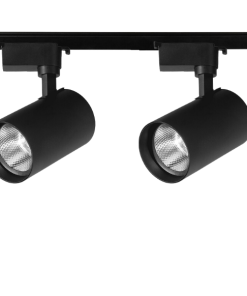 Universal  - 1 Metre Raylı, 60w 2 Adet Spotlu Ray Spot Seti - Siyah Kasa - Ilık Beyaz - 4000K