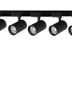 Universal  - 2 Metre Raylı, 150w 5 Adet Spotlu Ray Spot Seti - Siyah Kasa - Beyaz Işık  - 6500K