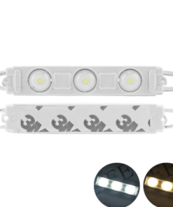 220v, 2w, 3 Ledli Lensli, Yüksek Lümen Dış Ortam IP65, Tabela, Gergi Tavan Modül Led - Mavi