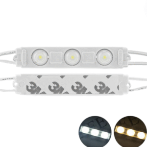 220v, 2w, 3 Ledli Lensli, Yüksek Lümen Dış Ortam IP65, Tabela, Gergi Tavan Modül Led - Mavi
