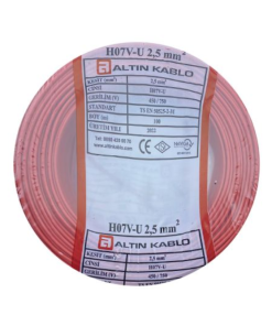 Altın - 2.5mm2 Nya Kablo - Kırmızı (100 mt)