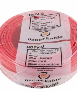 Öznur - 25mm2 Nya Kablo - Kırmızı (100 mt)