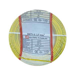 Altın - 2.5mm2 Nya Kablo - Sarı Yeşil (100 mt)