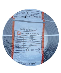 Altın - 2.5mm2 Nya Kablo - Siyah (100 mt)