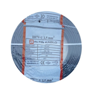 Altın - 2.5mm2 Nya Kablo - Siyah (100 mt)