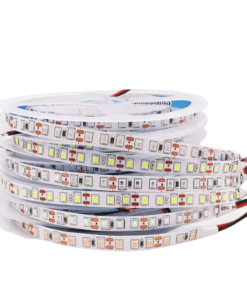 Global - 12v - 2835 Metrede 120 Ledli İç Mekan Silikonsuz Yüksek Lümen Şerit Led - Beyaz Işık (5 Metre)