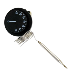 Tecasa - 30-90°C - 2 Çıkışlı 1mt Problu Gazlı 1. Sınıf Termostat