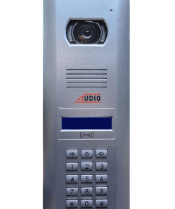 Audio Mekanik Butonlu Panel Star Kart Okuyuculu Kapı Önü Zil Paneli (2 Satır Ekran)