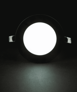 Marmaline - 18 Watt - Siyah Kasa - Sıva Altı Yuvarlak Slim Led Spot Panel - 3200k - Gün Işığı