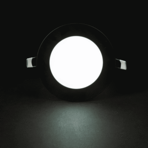 Marmaline - 18 Watt - Siyah Kasa - Sıva Altı Yuvarlak Slim Led Spot Panel - 3200k - Gün Işığı