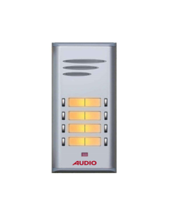 Audio - Basic - Çift Sıra - 8 Butonlu - Hoparlörlü Zil Paneli