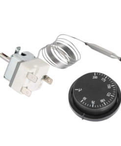 Tecasa - 50-200°C - 2 Çıkışlı 1mt Problu Gazlı 1. Sınıf Termostat