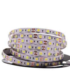 Global - 12v - 10 Çipli, 5050, Metrede 60 Ledli İç Mekan Silikonsuz Şerit Led - Rgb (5 Metre)