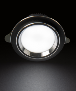 Universal - 5w - Siyah + Gümüş Kasa - Smd Ledli Sıva Altı Gömme Spot Armatür - 6500K - Beyaz Işık