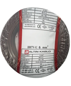 Altın - 6mm2 Nya Kablo - Sarı Yeşil (100 mt)