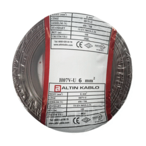 Altın - 6mm2 Nya Kablo - Sarı Yeşil (100 mt)