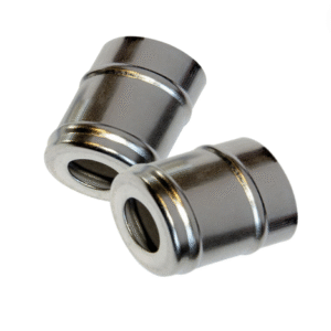 Marmaline - 23mm Ufo Tipi Sobalar İçin Cam Başlık Kovanı - Çift Çizgili Model