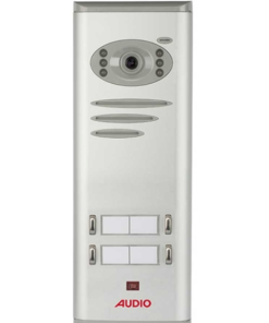 Audio 4 Butonlu Kameralı Dijital Kapı Önü Zil Paneli