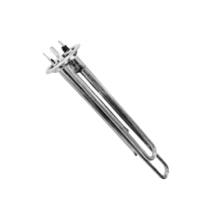 Marmaline - 2000w - 6.3*31.5cm - 8.5Ø - Yuvarlak Flanşlı Krom Termosifon Isıtıcı Rezistansı - 220v