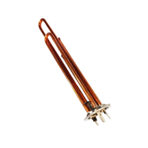 Marmaline - 2000w - 6.3*31.5cm - 8.5Ø - Yuvarlak Flanşlı Bakır Termosifon Isıtıcı Rezistansı - 220v