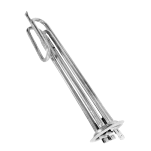 Marmaline - 2000w - 6.5*27cm - 8.5Ø - Yuvarlak Flanşlı Krom Termosifon Isıtıcı Rezistansı - 220v