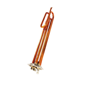 Marmaline - 2000w - 6.5*27cm - 8.5Ø - Yuvarlak Flanşlı Bakır Termosifon Isıtıcı Rezistansı - 220v