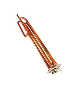 Marmaline - 2000w - 6.5*27cm - 8.5Ø - Yuvarlak Flanşlı Bakır Termosifon Isıtıcı Rezistansı - 220v