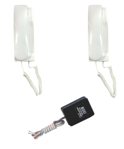 Boçi - 3 Kablolu Adaptör İle Çalışan 2'li Asansör Haberleşme Telefonu