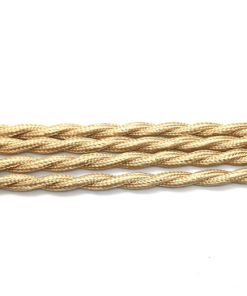 Marmaline - 2'li Burgulu Kablo, Örgülü - Altın