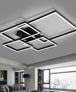 Marmaline - 150cm*150cm - 200w - 50mm*80mm Sıva Üstü Kare Linear Armatür - Özel Kasa Rengi - 3200k Gün Işığı