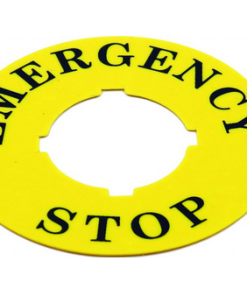 Mutlusan - 60mm Leksan Baskılı Acil Stop Yapışkanlı Etiket