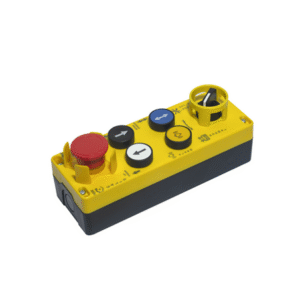 Zelkon - Aşağı/Yukarı Ok Buton +Acil Stop Buton + Mandal Buton + Ortak Buton +Alarm Butonlu Kumanda Kutusu