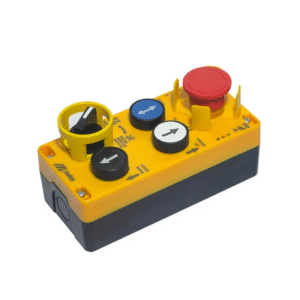 Zelkon - Mandal Buton + Aşağı/Yukarı Ok Buton + Acil Stop Butonu + Ortak Butonlu Kontrol Kumanda Kutusu